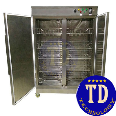 Tủ sấy bát đĩa 2 cánh bằng inox